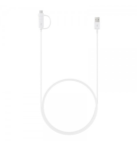 Samsung EP-DG930 USB cable 1.5 m USB 2.0 USB A USB C Micro-USB B White