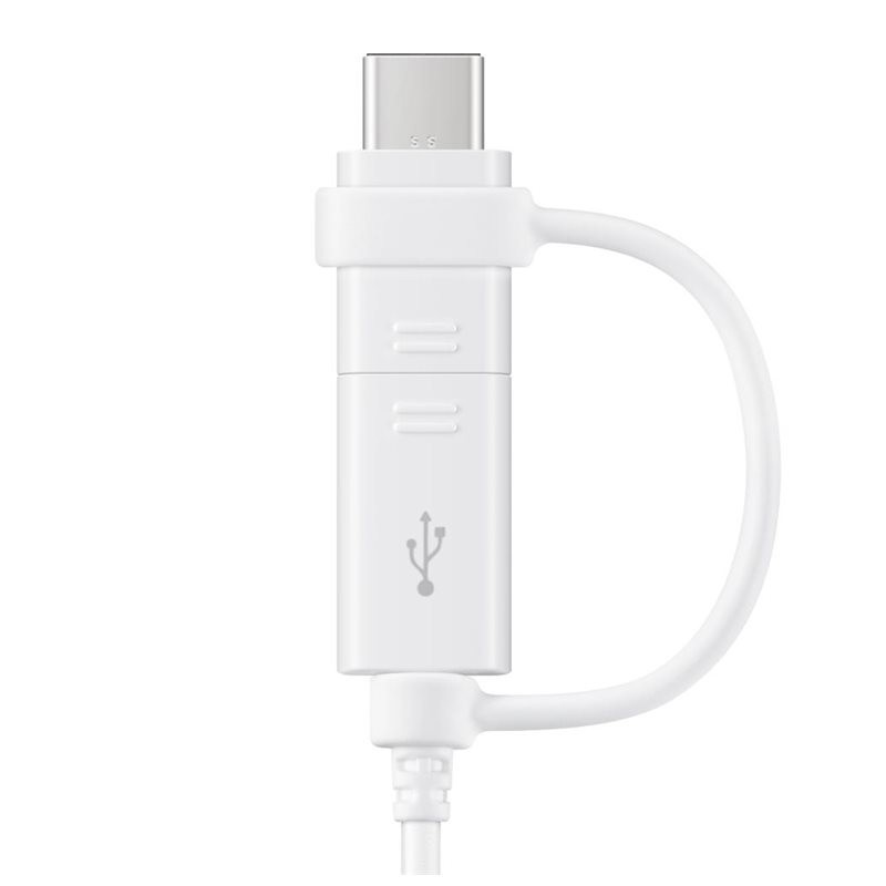 Samsung EP-DG930 USB cable 1.5 m USB 2.0 USB A USB C Micro-USB B White