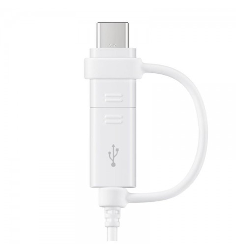 Samsung EP-DG930 USB cable 1.5 m USB 2.0 USB A USB C Micro-USB B White