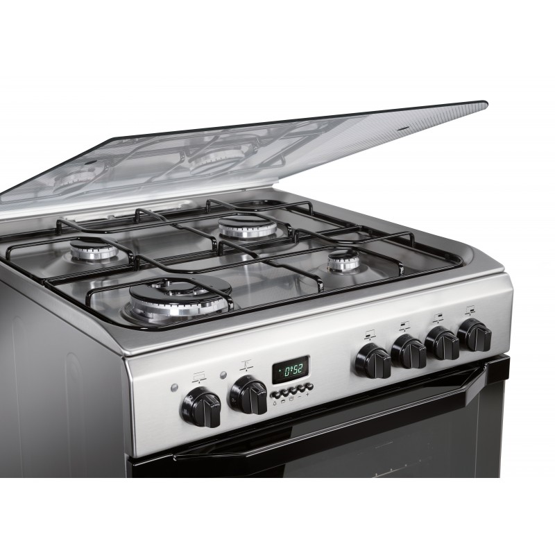 Indesit I6TMH2AF(X) I Cucina Gas Acciaio inossidabile A