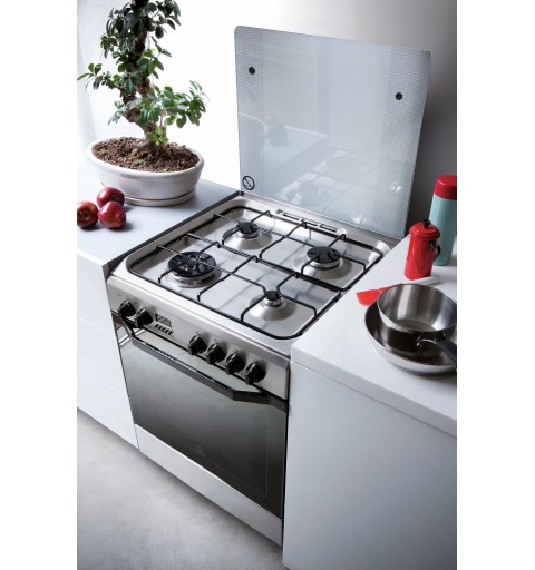 Indesit I6TMH2AF(X) I Cuisinière Gaz Acier inoxydable A