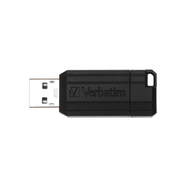 Verbatim PinStripe - Unidad USB de 32 GB - Negro