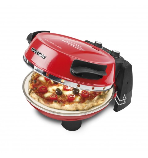 G3 Ferrari Pizzeria Snack Napoletana Machine et four à pizzas 1 pizza(s) 1200 W Noir, Rouge