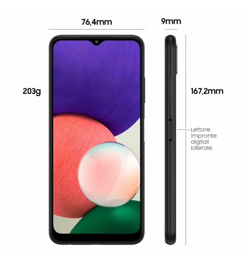 Samsung Galaxy A22 5G SM-A226B 16,8 cm (6.6") Double SIM USB Type-C 4 Go 64 Go 5000 mAh Gris