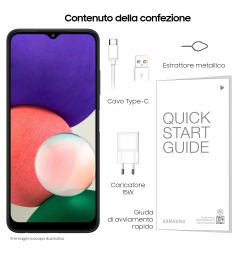 Samsung Galaxy A22 5G SM-A226B 16.8 cm (6.6") Dual SIM USB Type-C 4 GB 64 GB 5000 mAh Grey