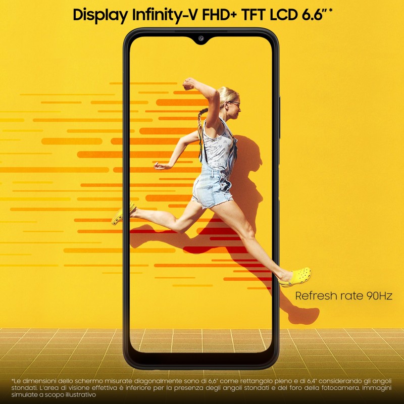 Samsung Galaxy A22 5G SM-A226B 16,8 cm (6.6") Double SIM USB Type-C 4 Go 64 Go 5000 mAh Gris