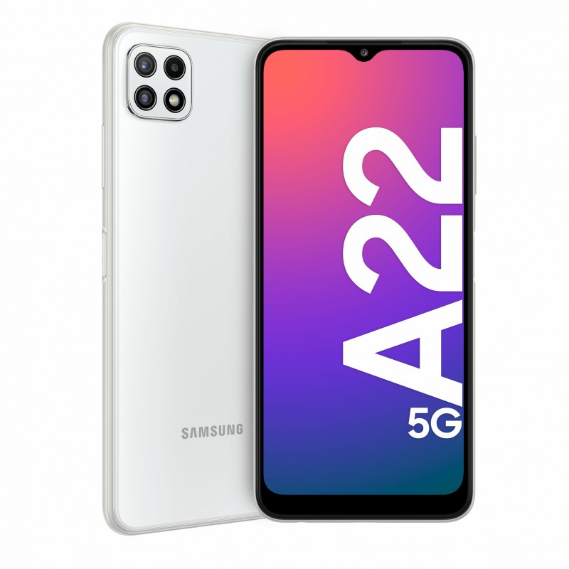 Samsung Galaxy A22 5G SM-A226B 16,8 cm (6.6") Double SIM USB Type-C 4 Go 64 Go 5000 mAh Blanc