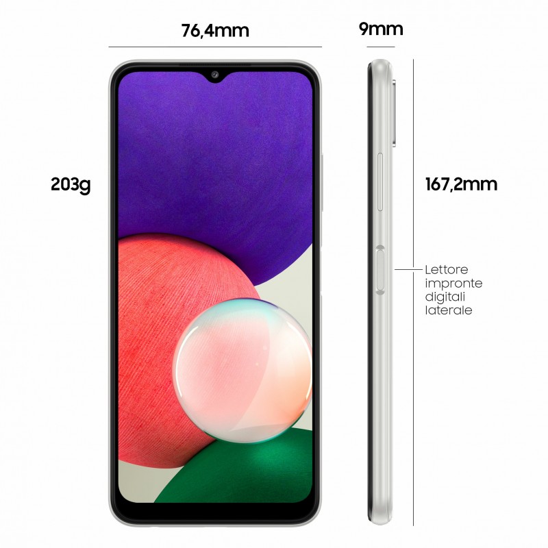 Samsung Galaxy A22 5G SM-A226B 16.8 cm (6.6") Dual SIM USB Type-C 4 GB 64 GB 5000 mAh White