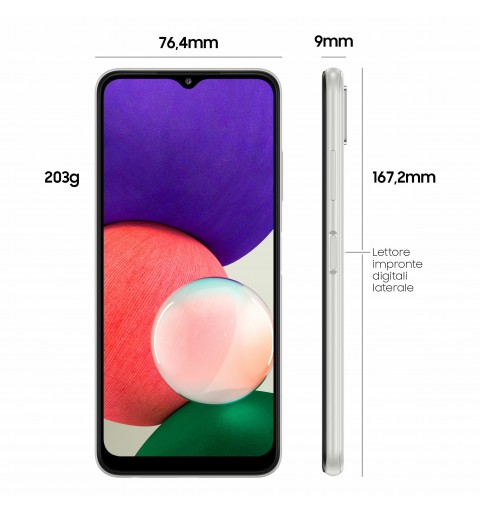 Samsung Galaxy A22 5G SM-A226B 16.8 cm (6.6") Dual SIM USB Type-C 4 GB 64 GB 5000 mAh White