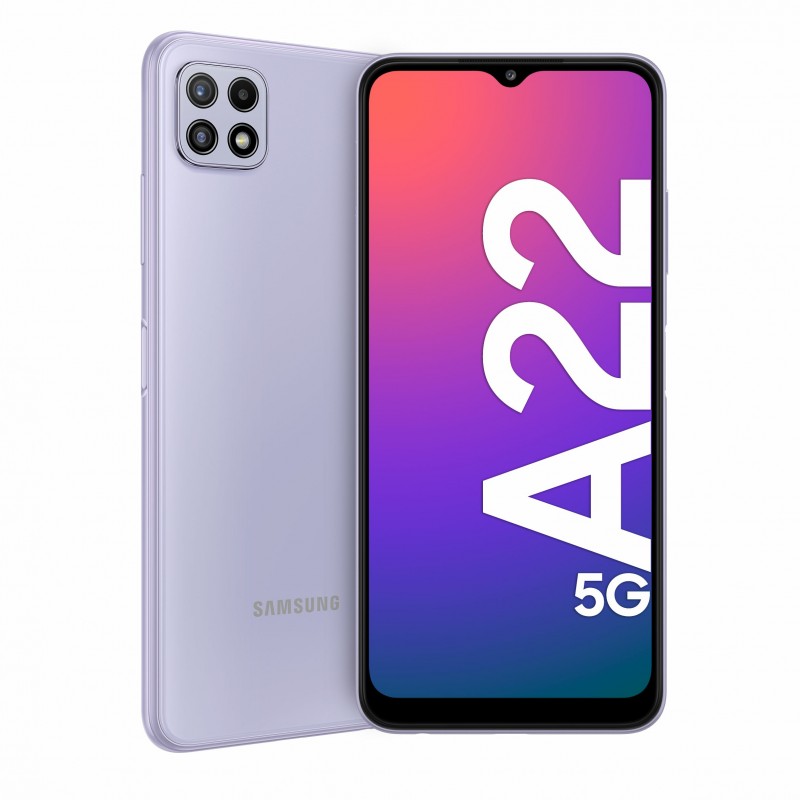 Samsung Galaxy A22 5G SM-A226B 16,8 cm (6.6") Double SIM USB Type-C 4 Go 64 Go 5000 mAh Violet