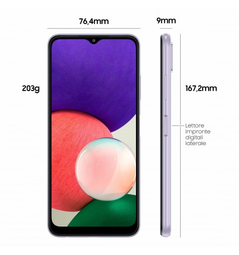 Samsung Galaxy A22 5G SM-A226B 16,8 cm (6.6") Double SIM USB Type-C 4 Go 64 Go 5000 mAh Violet
