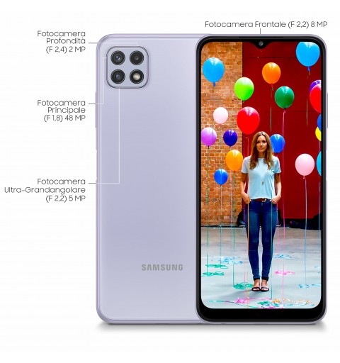 Samsung Galaxy A22 5G SM-A226B 16,8 cm (6.6") Double SIM USB Type-C 4 Go 64 Go 5000 mAh Violet