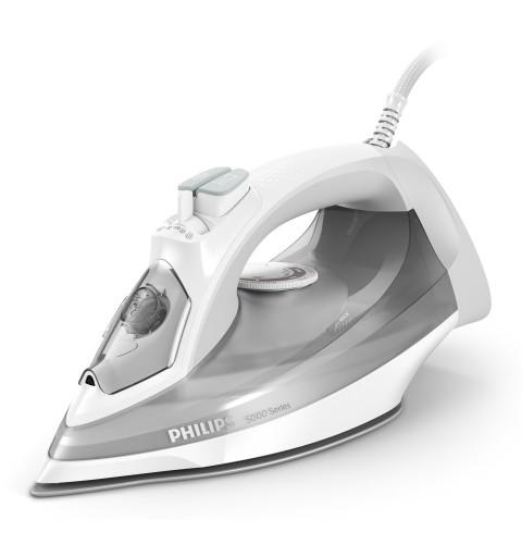 Philips 5000 series DST5010 10 iron Steam iron SteamGlide Plus soleplate 2400 W Grey, White