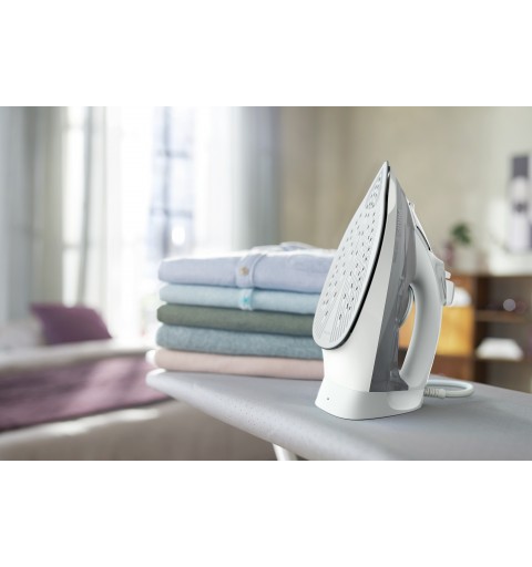 Philips 5000 series DST5010 10 iron Steam iron SteamGlide Plus soleplate 2400 W Grey, White