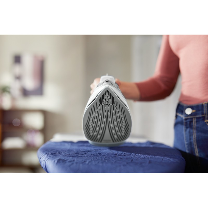 Philips 5000 series DST5010 10 iron Steam iron SteamGlide Plus soleplate 2400 W Grey, White