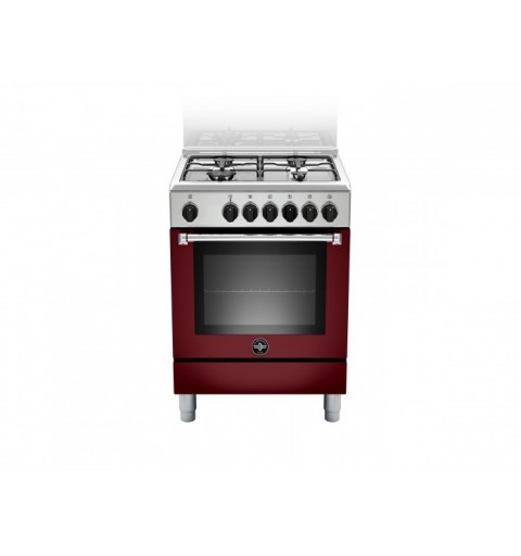 Bertazzoni La Germania Americana AMN664EVIV cucina Gas Rosso A