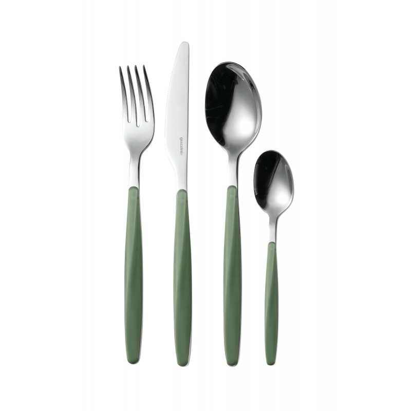 Fratelli Guzzini My Fusion set di posate 24 pz Oliva Fratelli Guzzini My Fusion set di posate 24 pz Oliva