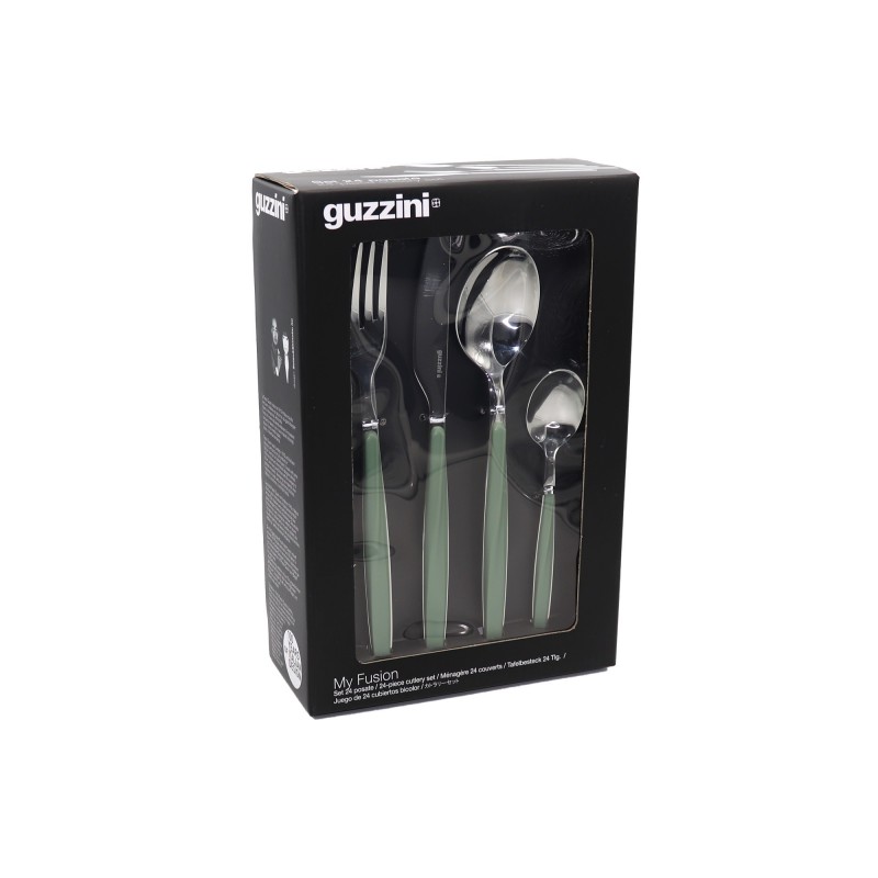 Fratelli Guzzini My Fusion flatware set 24 pc(s) Olive