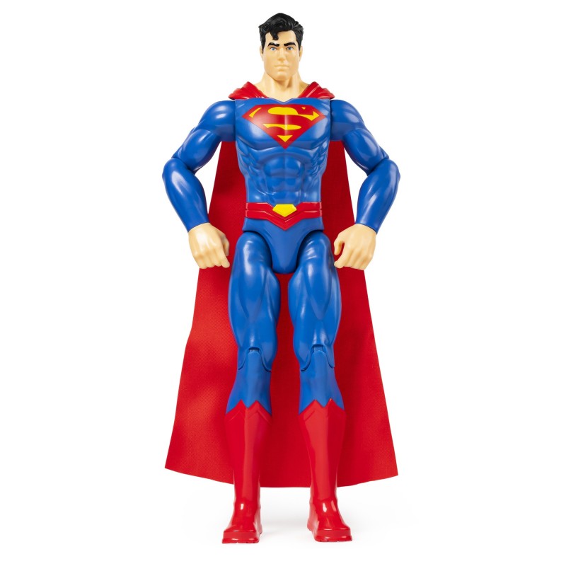DC Comics - SUPERMAN MUÑECO 30 CM - Figura Superman Articulada de 30 cm Coleccionable - 6056778 - Juguetes niños 3 años +
