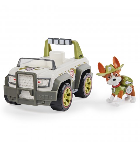 PAW Patrol Dschungel-Fahrzeug mit Tracker-Figur (Basic Vehicle Basis Fahrzeug)