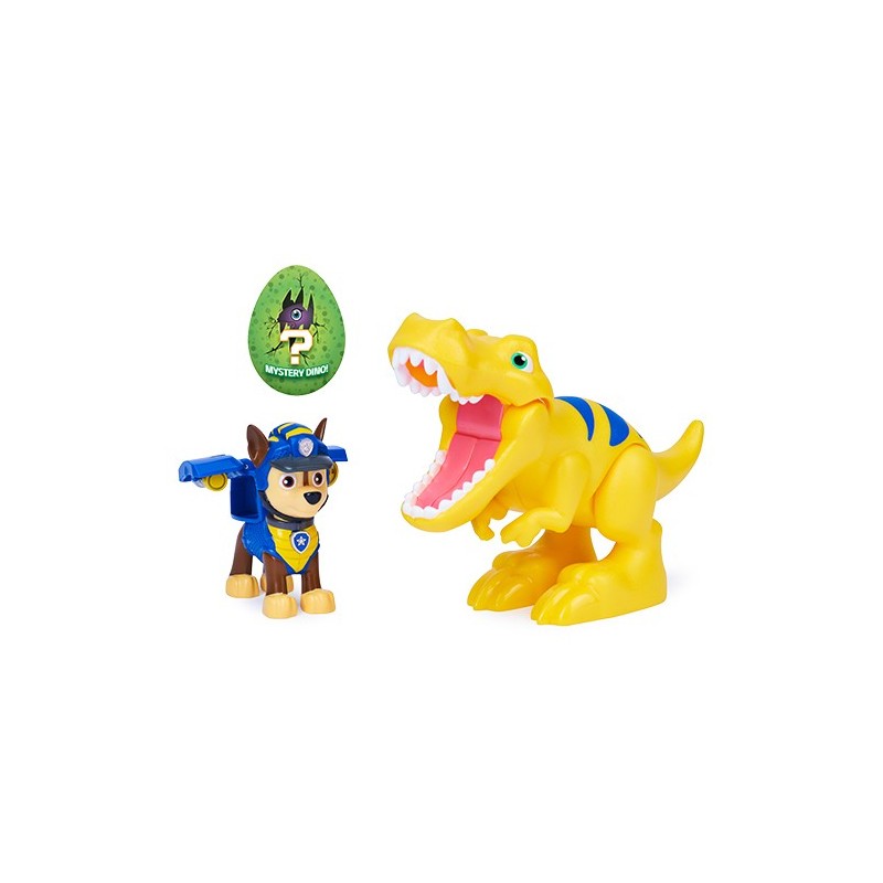 PAW Patrol , Dino Rescue Rubble and Dinosaur Action Figure Set, for Kids Aged 3 and up