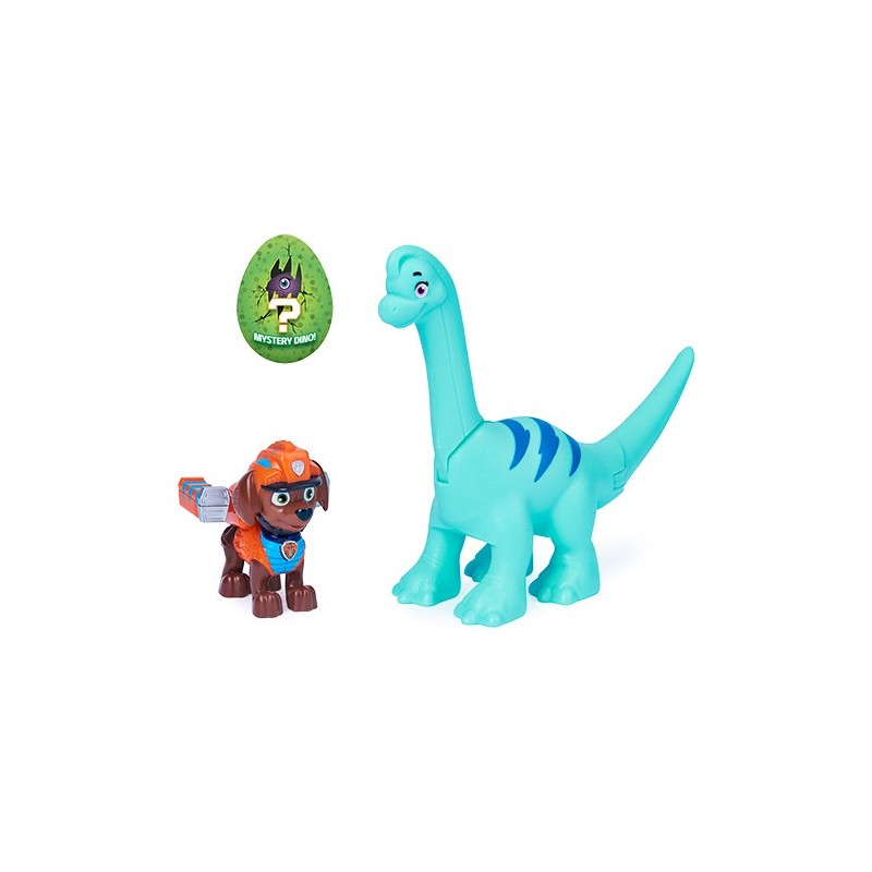 PAW Patrol , Dino Rescue Rubble and Dinosaur Action Figure Set, for Kids Aged 3 and up