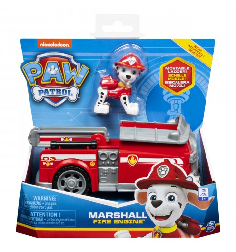PAW Patrol , Marshall’s Fire Engine Vehicle with Collectible Figure, for Kids Aged 3 and Up