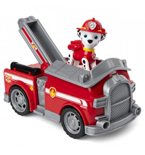 PAW Patrol PATRULLA CANINA - CAMIÓN BOMBEROS + FIGURA MARSHALL - Camión de 15 cm con 1 Figura Marshall Patrulla Canina -