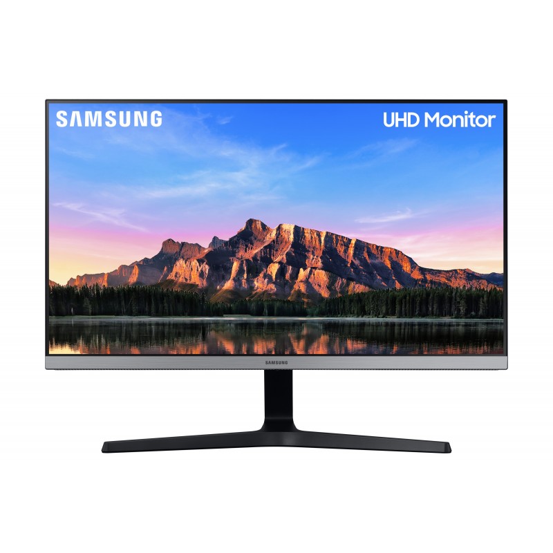 Samsung U28R550UQR 71.1 cm (28") 3840 x 2160 pixels 4K Ultra HD LED Blue, Grey