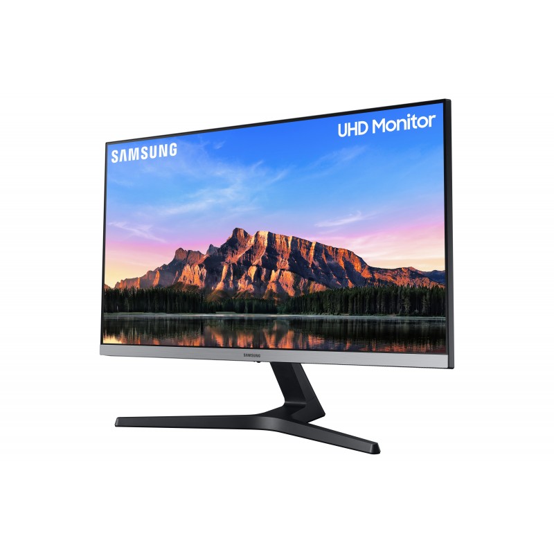 Samsung U28R550UQR 71,1 cm (28 Zoll) 3840 x 2160 Pixel 4K Ultra HD LED Blau, Grau