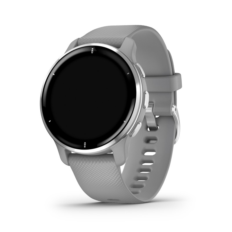 Garmin Venu 2 Plus GPS 3,3 cm (1.3") 43 mm AMOLED Grigio, Argento GPS (satellitare)