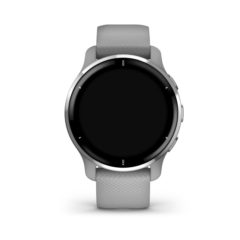 Garmin Venu 2 Plus GPS 3,3 cm (1.3 Zoll) 43 mm AMOLED Grau, Silber