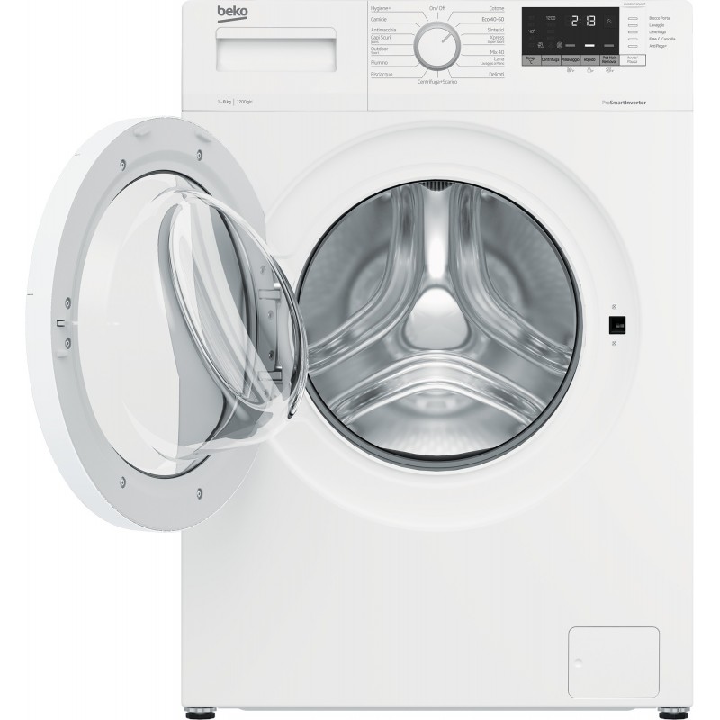 Beko WUX81232WI IT Waschmaschine Frontlader 8 kg 1200 RPM C Weiß