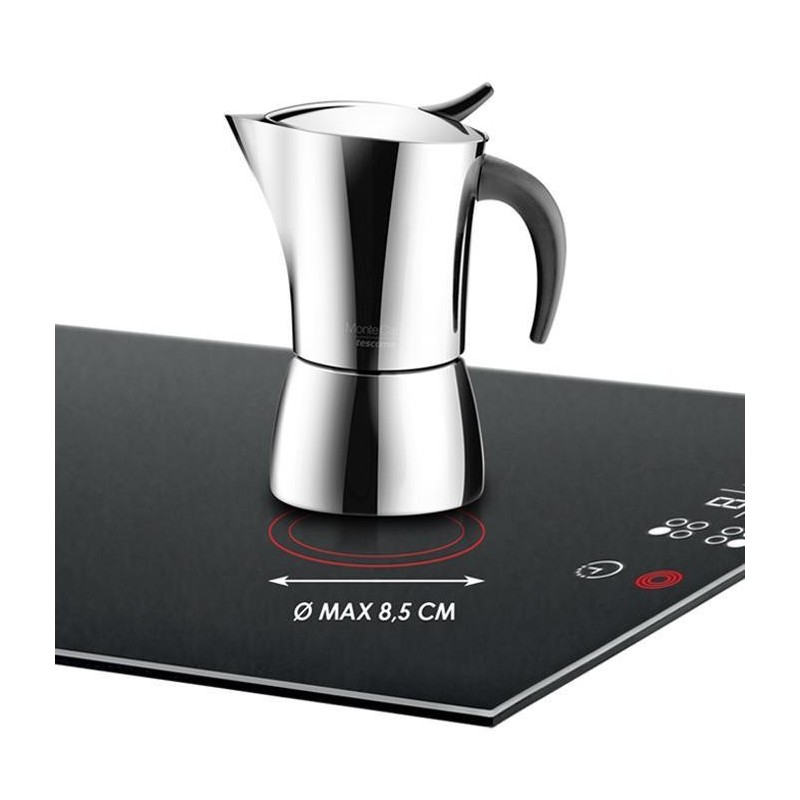 Tescoma Monte Carlo Cafetière à moka 0,14 L Acier inoxydable