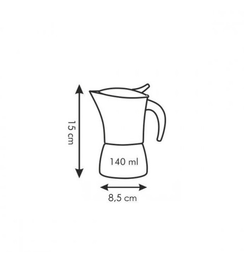 Tescoma Monte Carlo Cafetera italiana 0,14 L Acero inoxidable