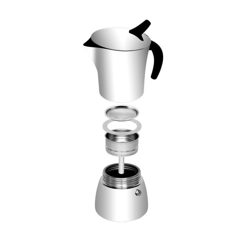 Tescoma Monte Carlo Cafetière à moka 0,14 L Acier inoxydable