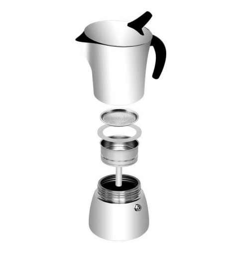 Tescoma Monte Carlo Cafetière à moka 0,14 L Acier inoxydable