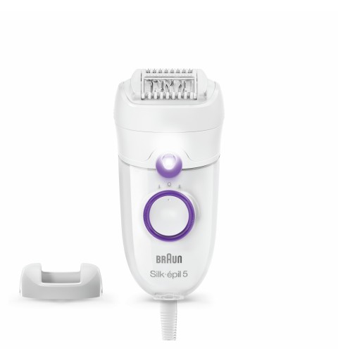 Braun Silk-épil 5 505 Power 28 pince(s) Violet, Blanc