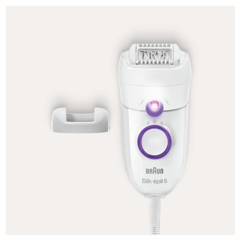 Braun Silk-épil 5 505 Power 28 pince(s) Violet, Blanc