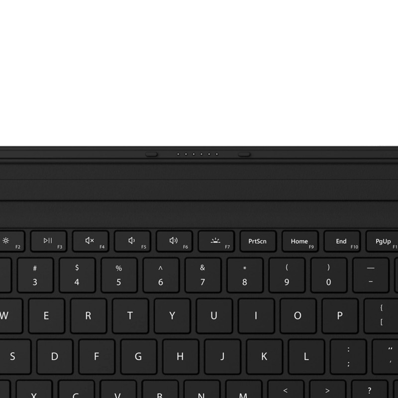 Microsoft Surface Pro Black Microsoft Cover port QWERTY Italian