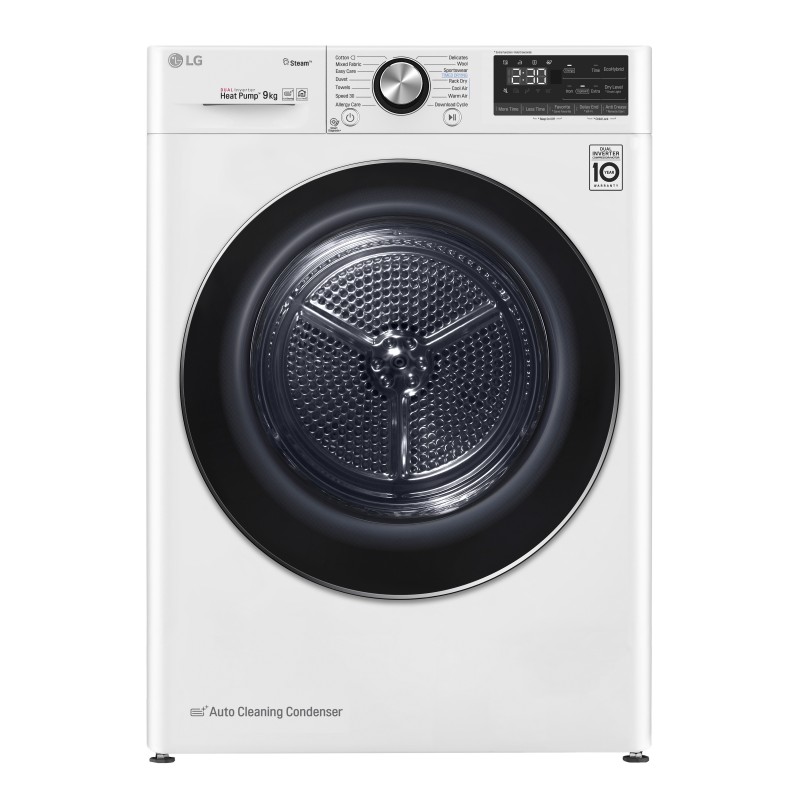 LG RC90V9AV2W sèche-linge Autoportante Charge avant 9 kg A+++ Blanc