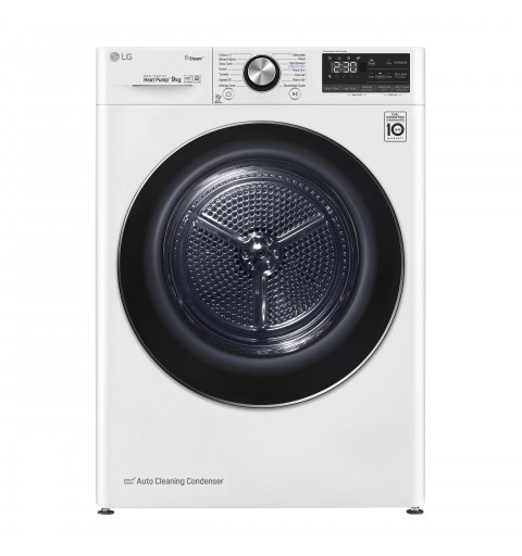 LG RC90V9AV2W secadora Independiente Carga frontal 9 kg A+++ Blanco