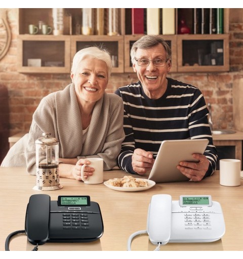 Gigaset DA 611 Analog telephone Caller ID Black