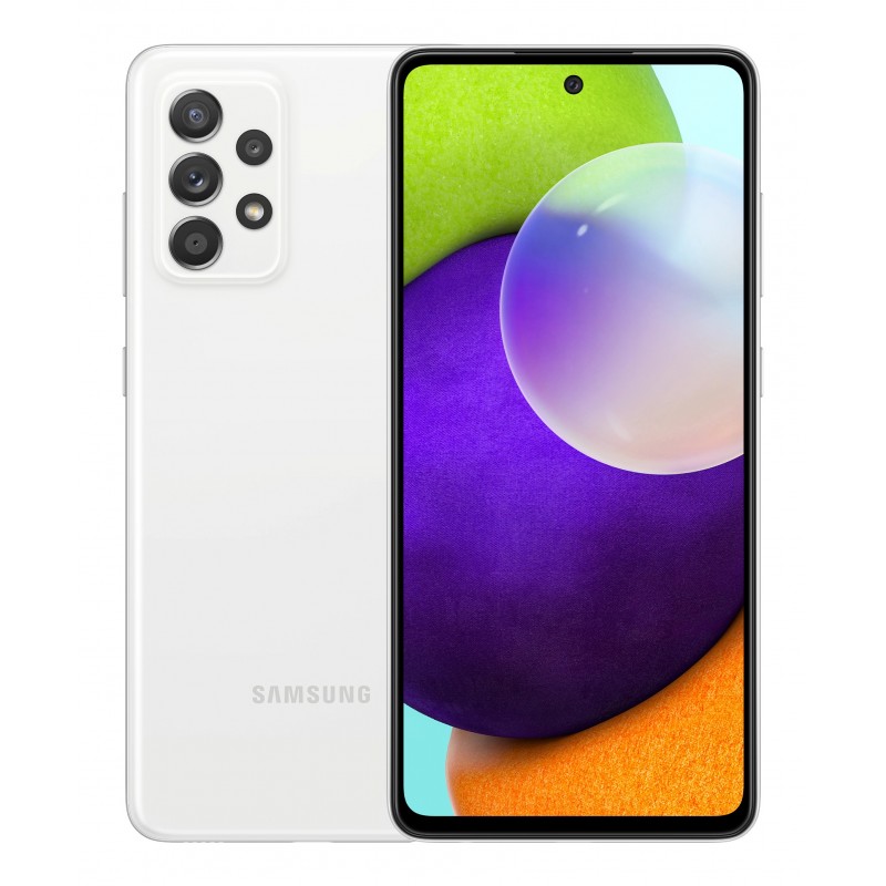 Samsung Galaxy A52 4G SM-A525FZWGEUE smartphones 16,5 cm (6.5") SIM doble Android 11 USB Tipo C 6 GB 128 GB 4500 mAh Blanco