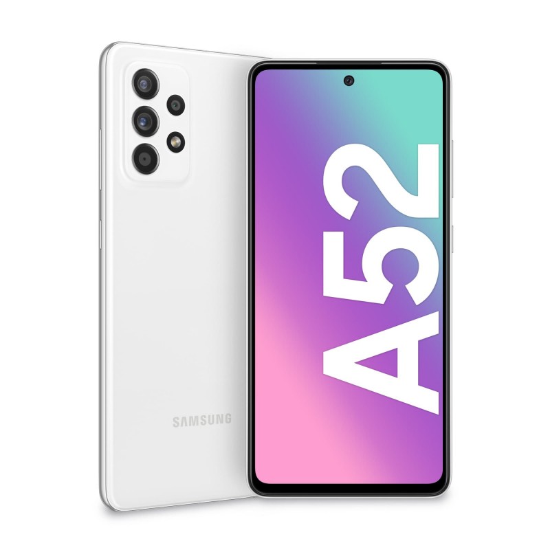 Samsung Galaxy A52 4G SM-A525FZWGEUE smartphones 16,5 cm (6.5") SIM doble Android 11 USB Tipo C 6 GB 128 GB 4500 mAh Blanco