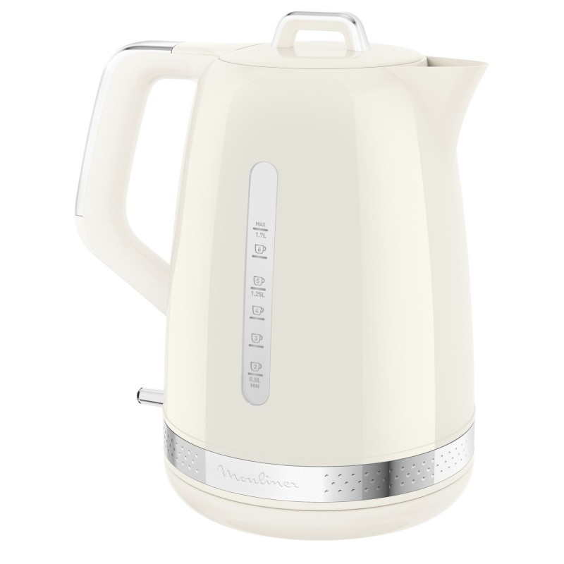 Moulinex BY320 electric kettle 1.7 L 2400 W Ivory