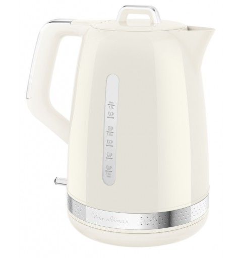 Moulinex BY320 electric kettle 1.7 L 2400 W Ivory