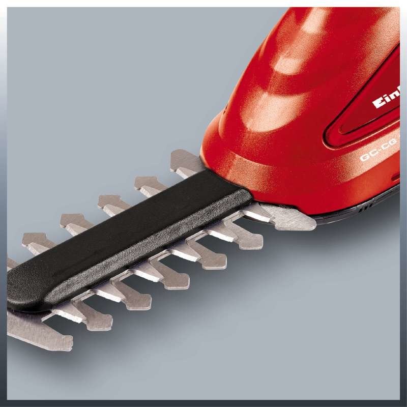 Einhell GC-CG 3.6 Li WT cesoia per erba cordless 7 cm 3,6 V Ioni di Litio Alluminio, Nero, Rosso