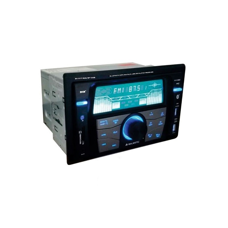 New Majestic SV-517 RDS BT DAB Schwarz 180 W Bluetooth