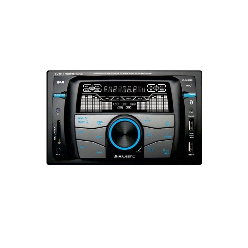 New Majestic SV-517 RDS BT DAB Schwarz 180 W Bluetooth